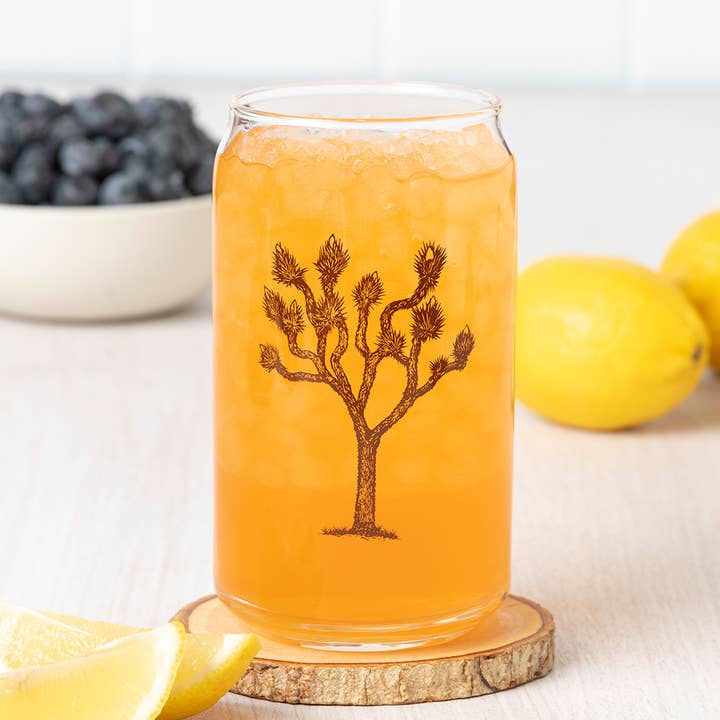 Counter Couture – Großhandel Trinkglas/Tasse – Joshua Tree Dosen-Glas | Glasbecher | Eiskaffee-Becher