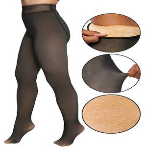 Wholesale Thermal Tights with Warm Fleece Inner 300 DEN, Opaque Tights for  your store - Faire