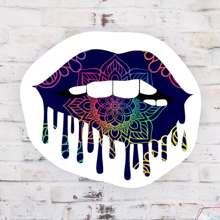 Pegatina Mandala Lips para venta al por mayor de Desert Moons