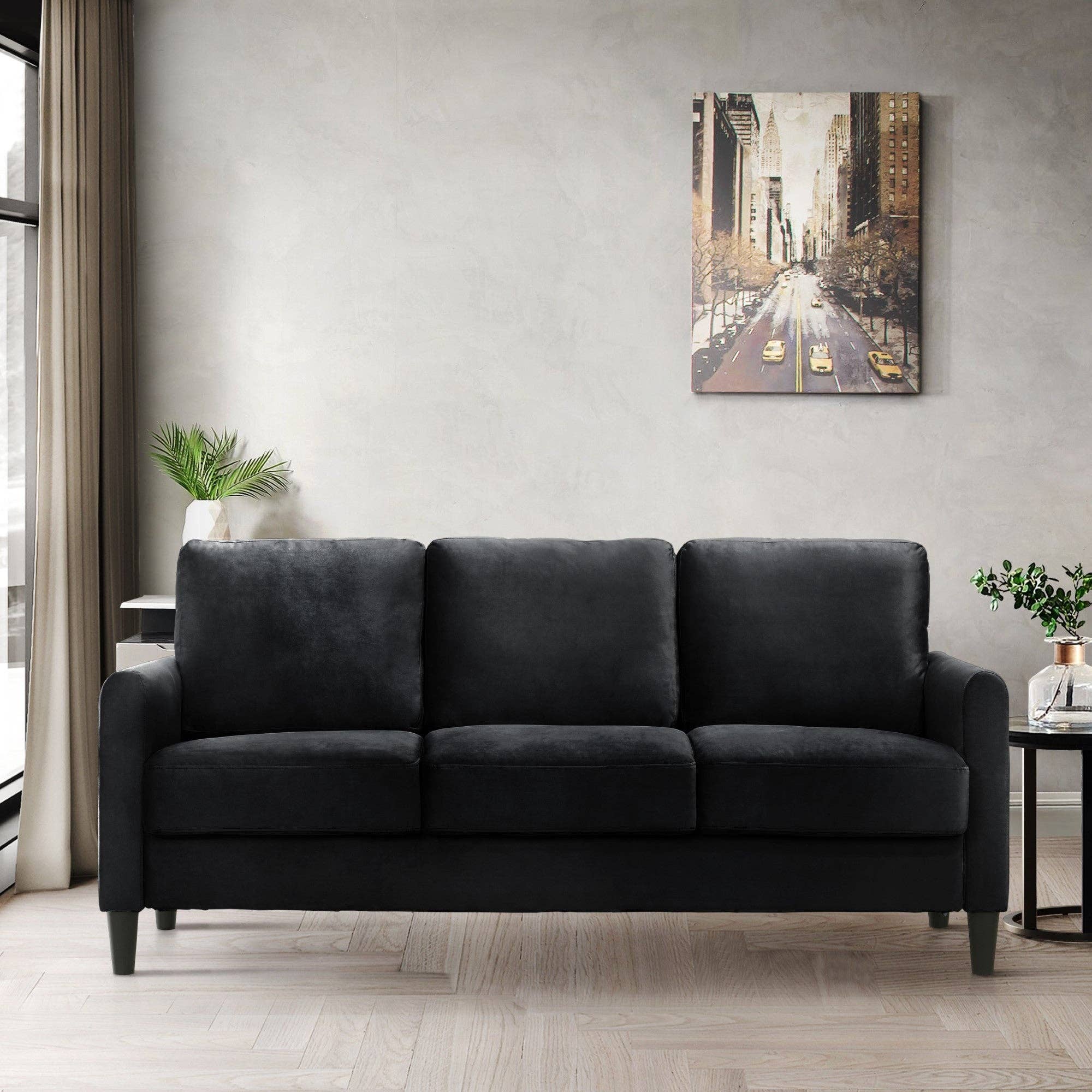 Home Design - Wholesale Sofa - Home Design Airell Velvet Arm Sofa15