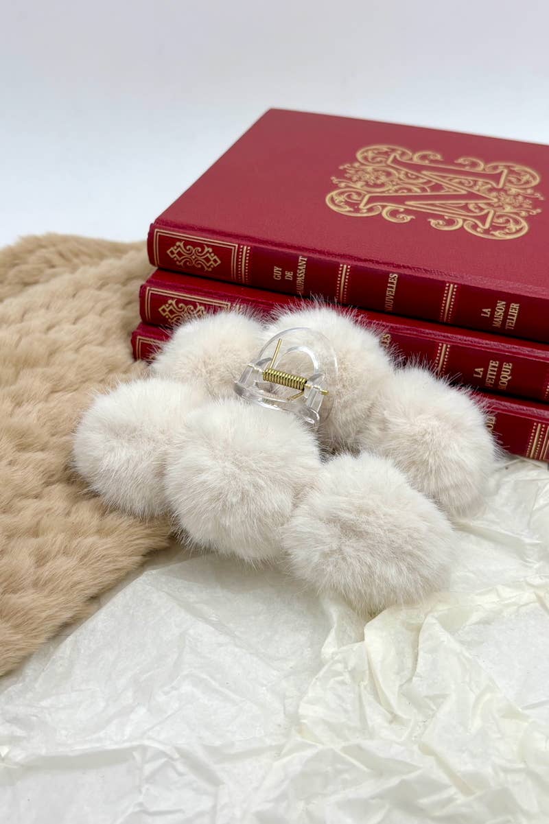 BYREN | ÉLINE L'ATELIER - Vente Ensemble d'accessoires pour cheveux – femme - Pince à cheveux fausse fourrure YH206YJ6