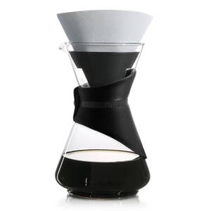 Bodum Pour Over Coffee Maker 1 Liter,Black Band NO Filter Carafe Only