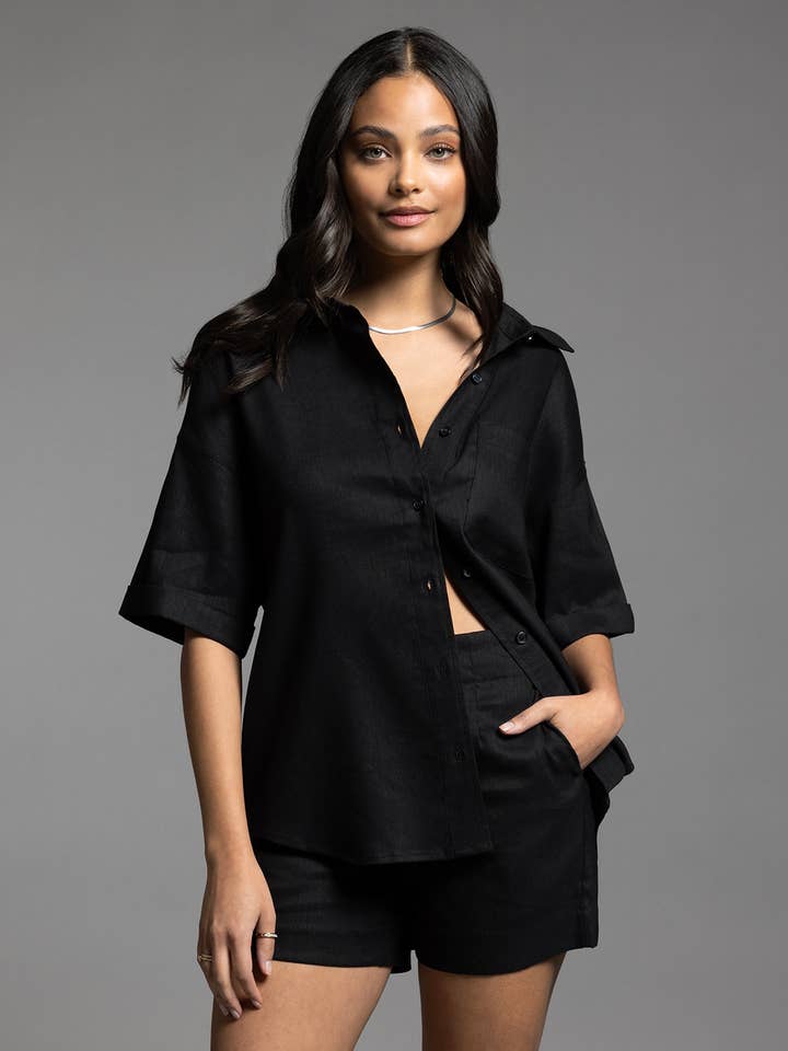 Relaxed Button Down Shirt - JAYCEE SHIRT for wholesale by Weekend Los Angeles
