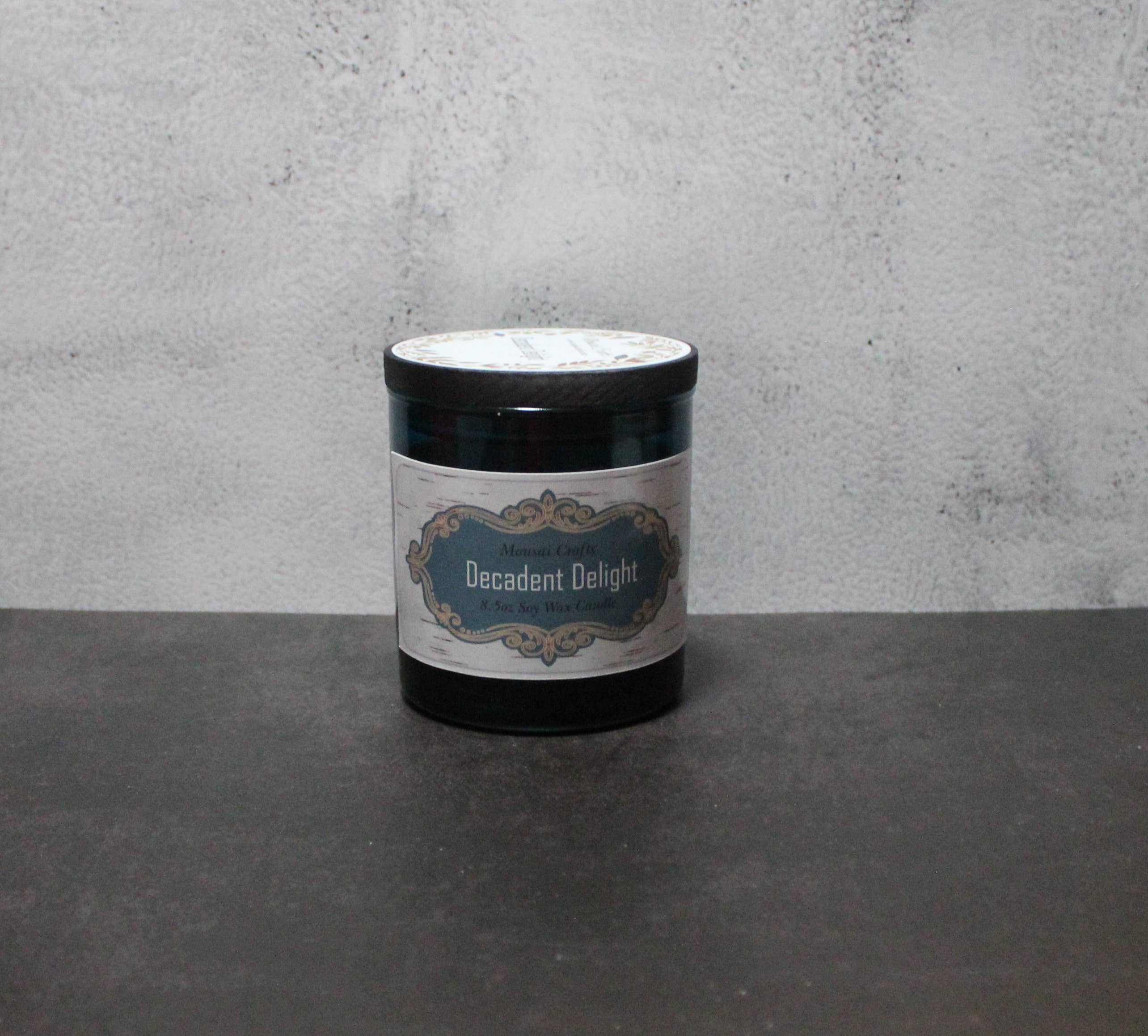 Mousai Crafts - Wholesale Jar/Filled Candle - Decadent Delight 8.5oz Soy Wax Candle1