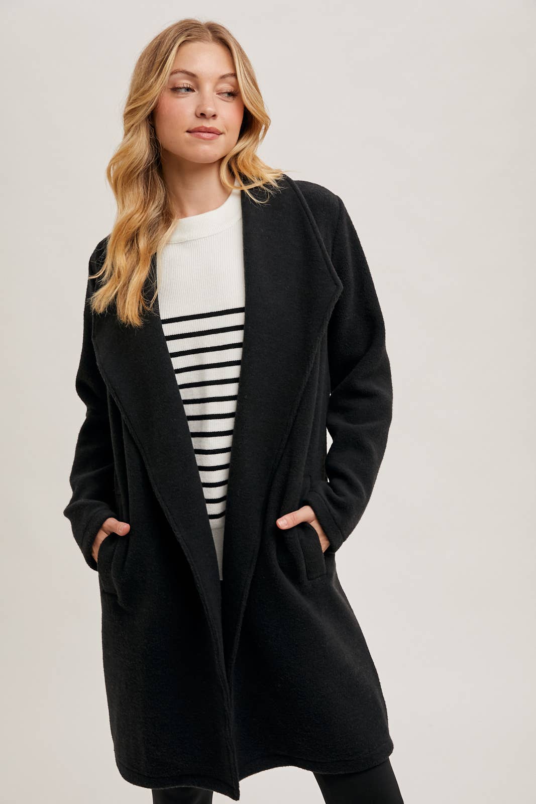Bluivy - Wholesale Coat - Women's - OPEN FRONT KNIT COAT JACKET28
