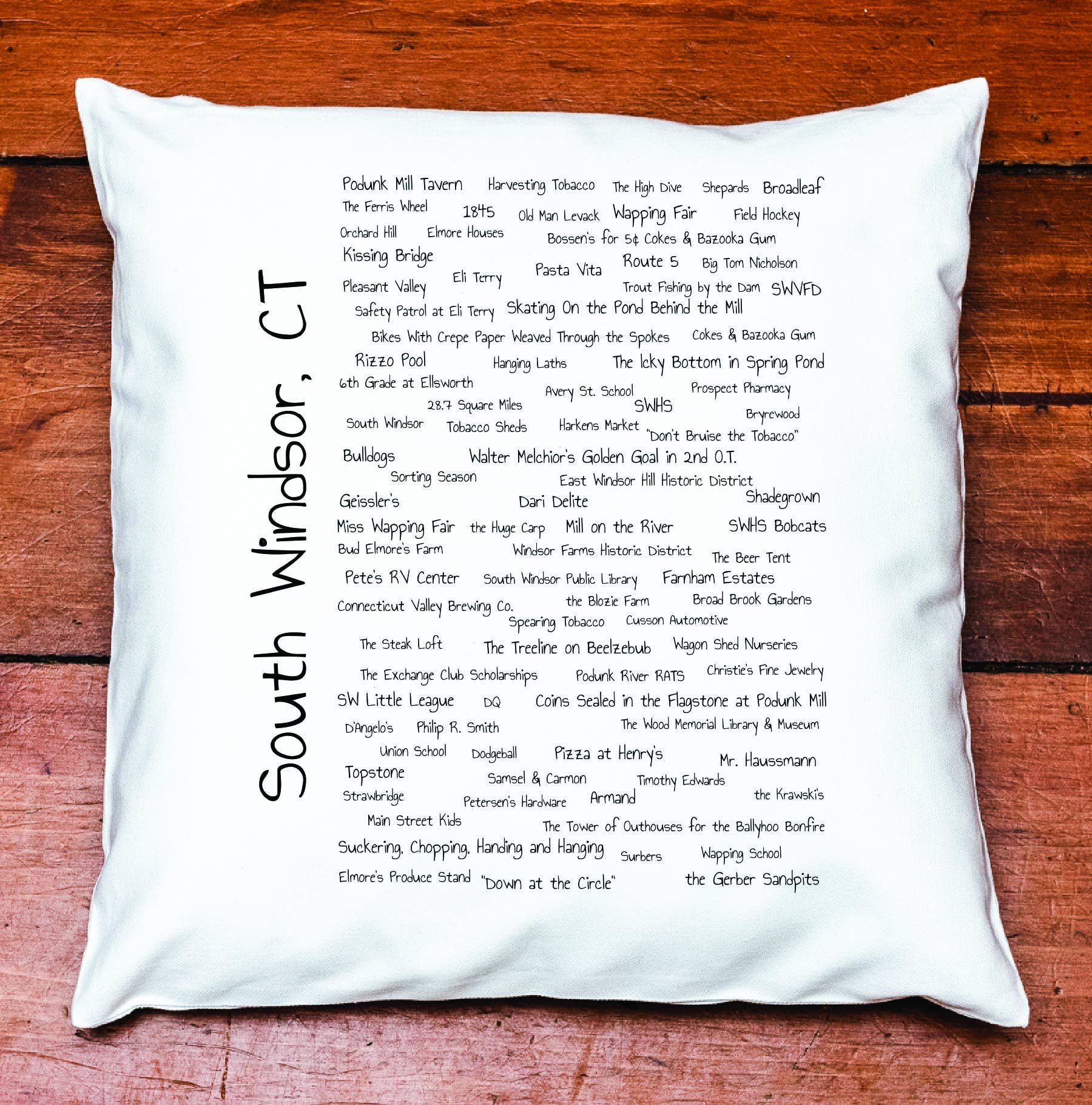 TownieSwag - Wholesale Throw Pillow Cover - South Windsor Pride Pillow Cover0