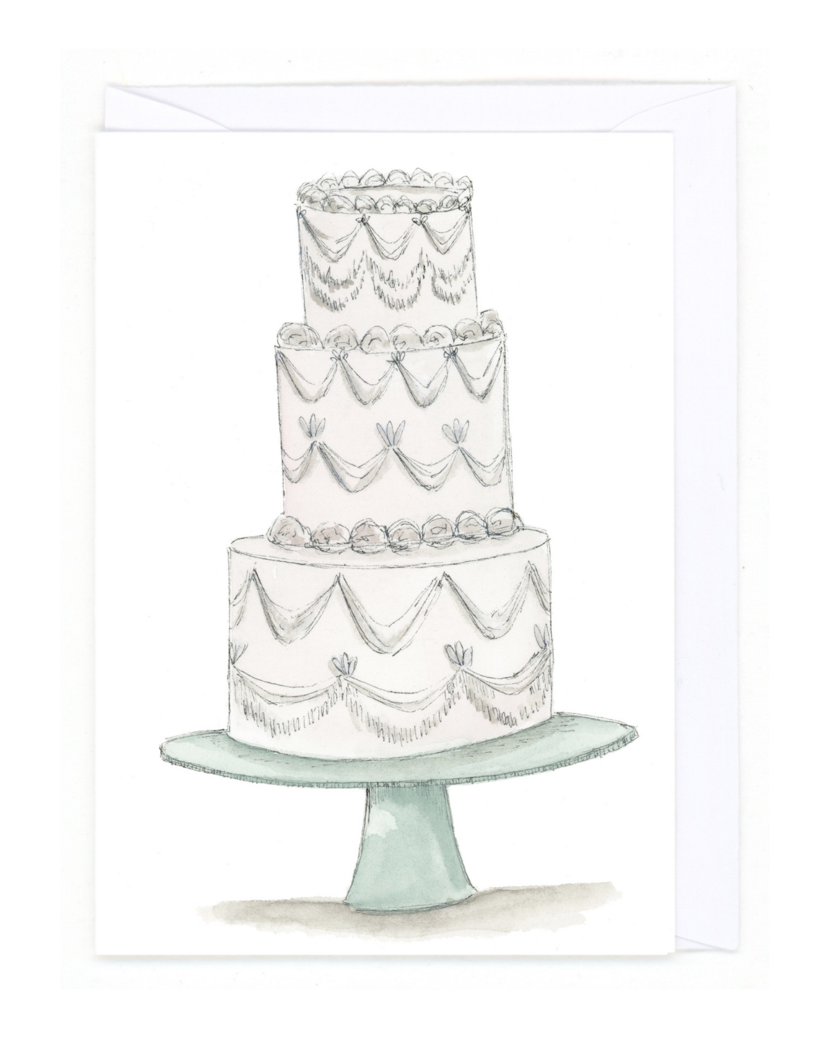 Bear on Paper - Wholesale Wedding Card - "Let Them Eat Cake"0