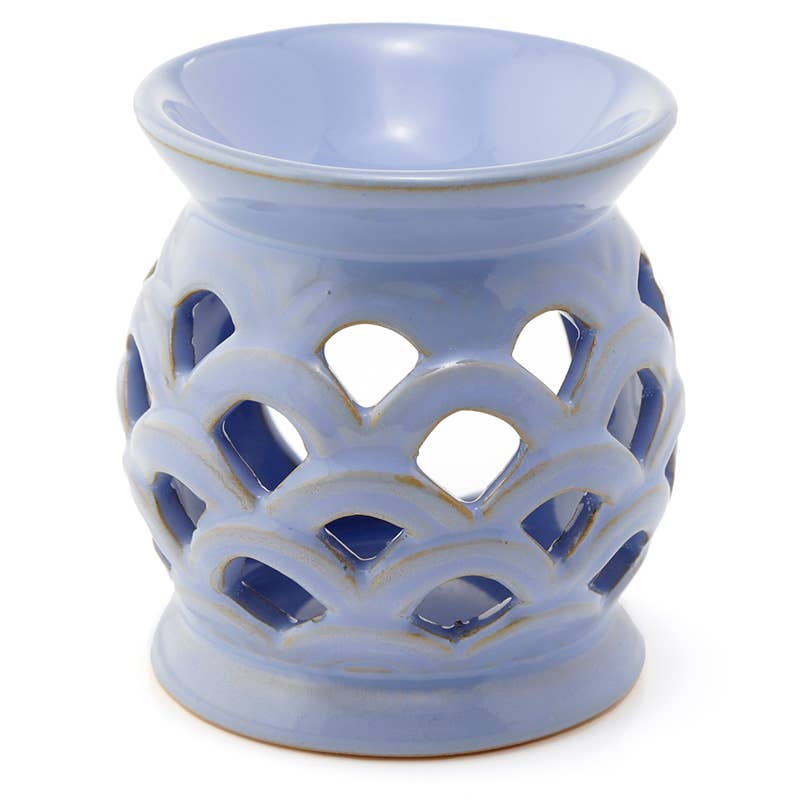 Puckator EU - Wholesale Oil Warmer - Eden Scallop Cut out Ceramic Oil Burner4
