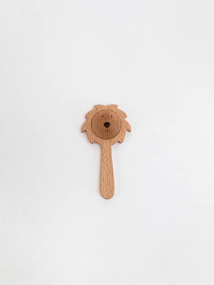 Lion rattle / Natural for wholesale by SABO concept