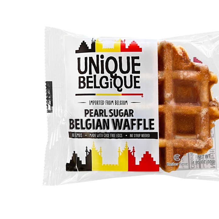 The Runaton Group, Inc. - Wholesale Cookie - Unique Belgique - 55 gram Liege Pearl Sugar Waffle Shipper0
