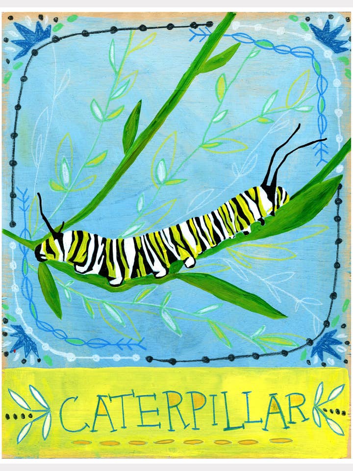 Impressão de Totem Animal - Caterpillar por atacado de Jessica Swift