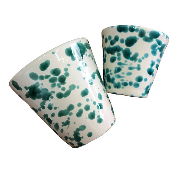 LOLIVA - Wholesale Drinking Glass/Cup - Glass h. 6 cm - Splasshed Line4