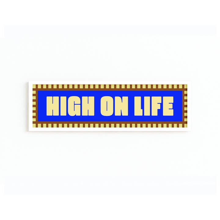 Maddison Ball Creative - Wholesale Art Print - High On Life Panoramic Framed Print3