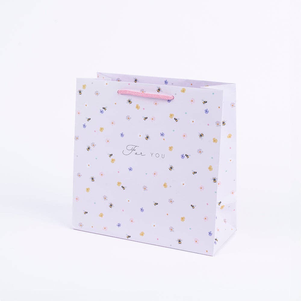 Belly Button Designs - Wholesale Gift bag - Pink Bee Medium Bag