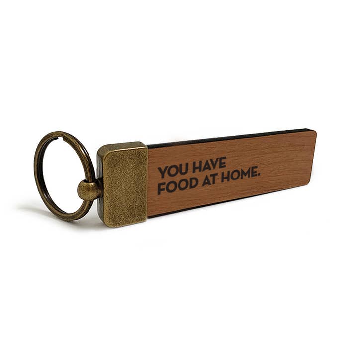 Sapling Press - Wholesale Keychain - Unisex - #1018: Food at Home Key Tag