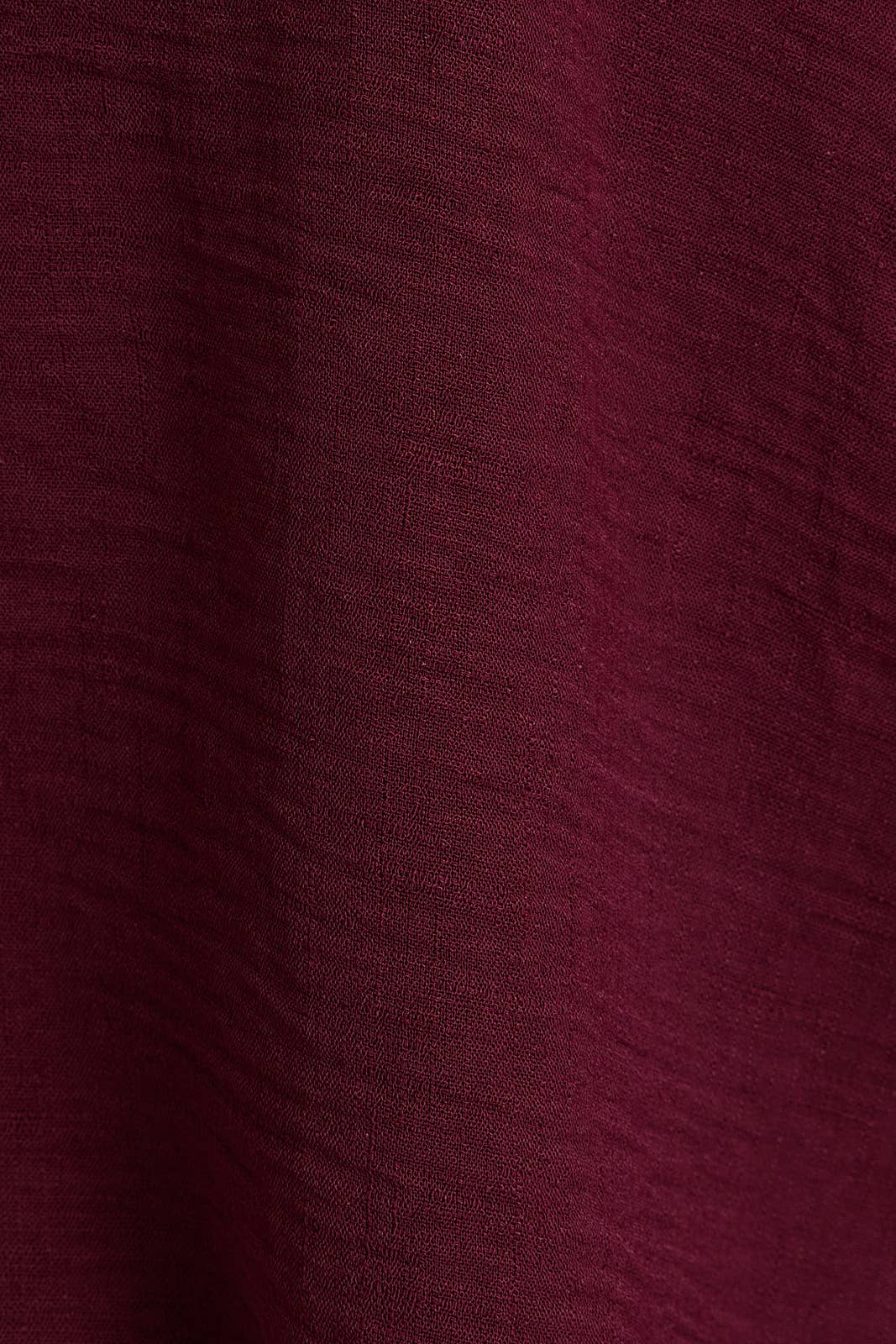 WINE FRONT TIE LONG SLEEVE TOP for wholesale on Faire5
