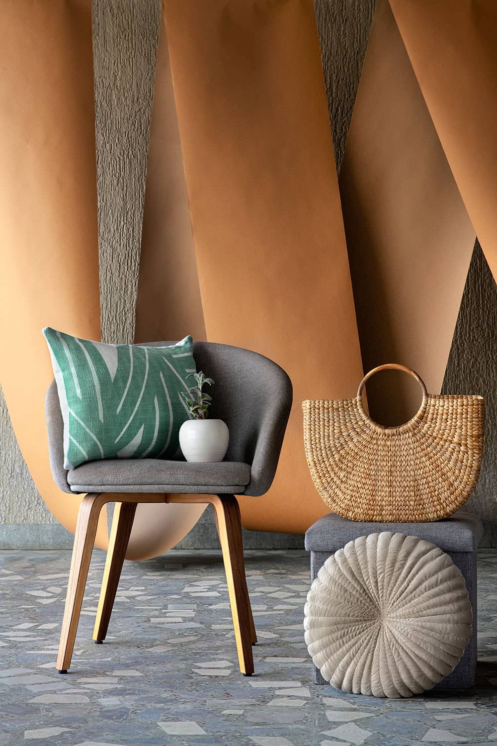 Casa Amarosa - Wholesale Throw/Decorative Pillow - Stripe Sky Throw Pillow, Aqua  - 14x20 inch2