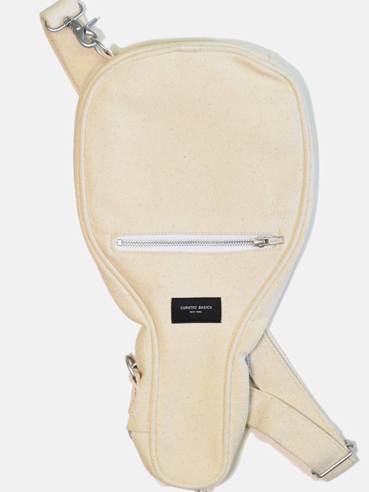 Étui à pagaie de pickleball en toile pour la vente par Curated Basics