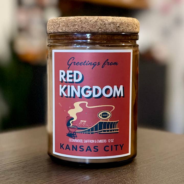 Greetings from KC - Red Kingdom for wholesale by Embers Candle Bar
