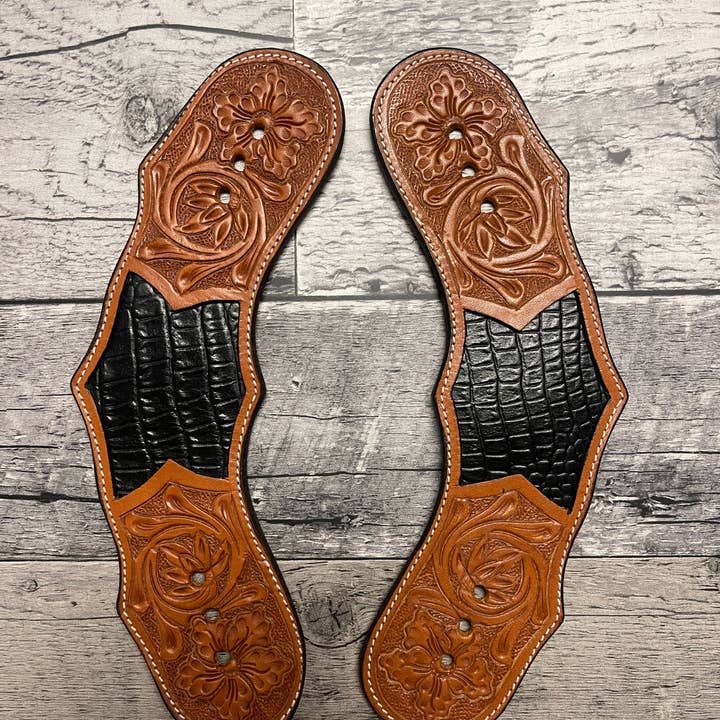 Jesse James Dove Wing Spur Straps for wholesale by Schulz Equine