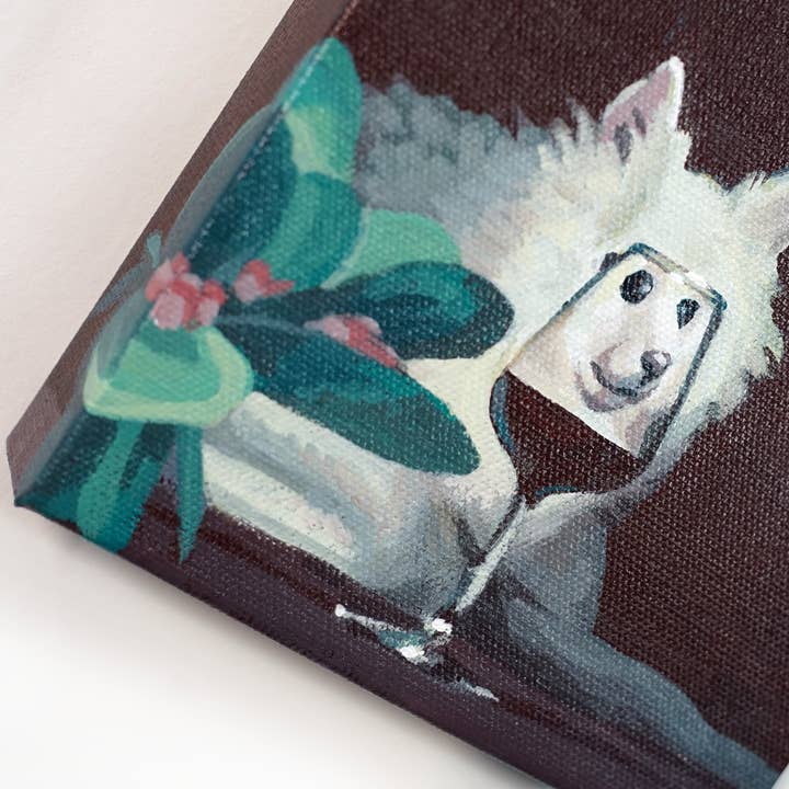 Robin Good Art & Design - Wholesale Painting/Drawing - Wine-o-clock Pom Painting1