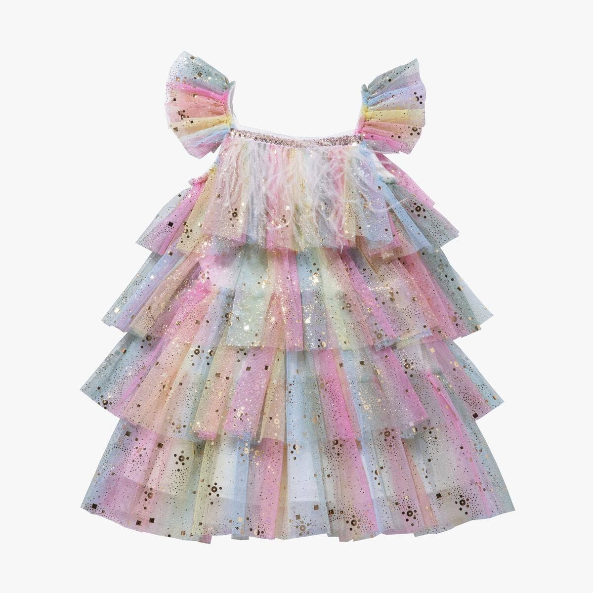 Petite Hailey - Vente Robe – enfant - Robe à volants superposés5