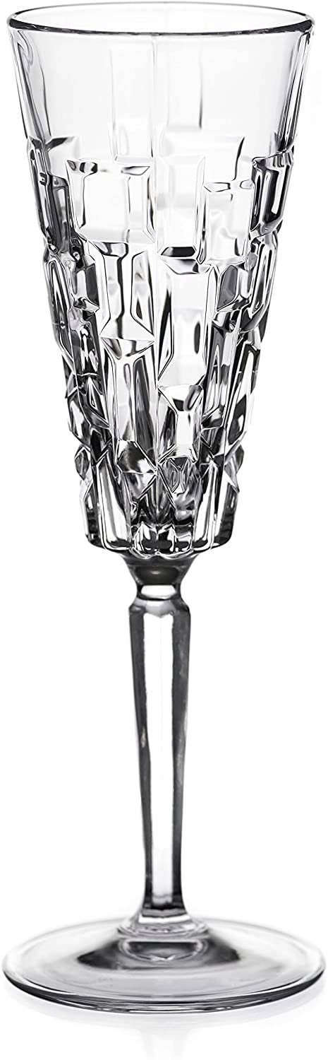 DIAMANTE – wholesale Champagne flute – Diamante Crystal Champagne Prosecco Flutes - 'quartz' - Pre2
