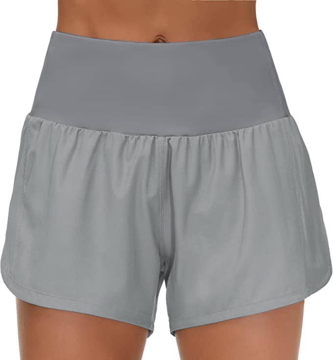 Rosa Clothing - Wholesale Shorts - Women's - athletic workout high-rise short w back pocket - 29 colors31