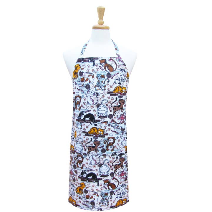 Pretty Purrfect Chef Apron for wholesale by Two Lumps of Sugar