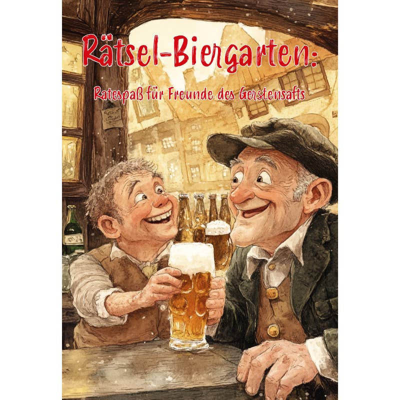 Papierfresserchens MTM-Verlag - Wholesale Coloring & Activity Book - Adult - Puzzle Beer Garden: Guessing Fun for Friends of the Barley Juice0