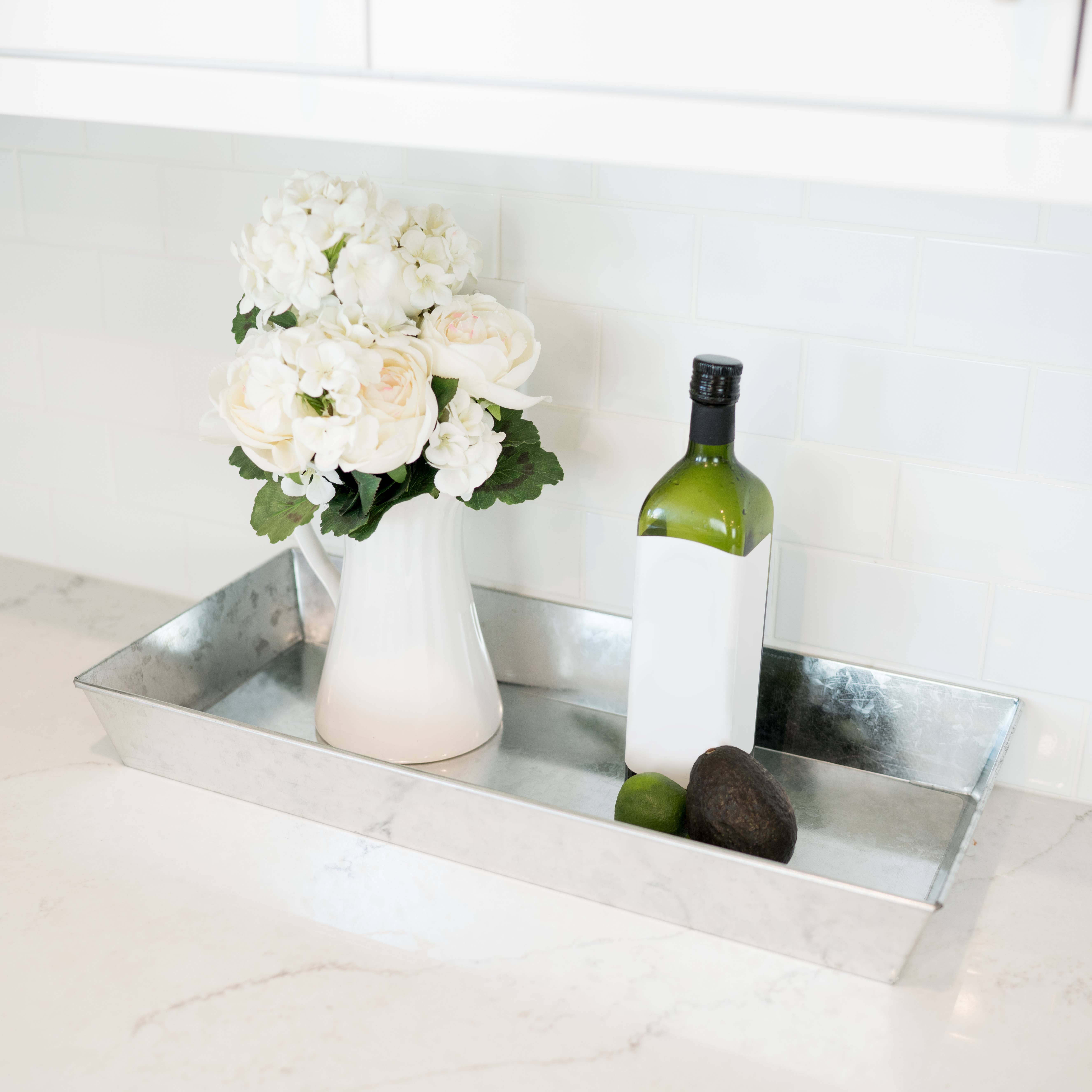 ACHLA Designs - Wholesale Decorative Tray - 24" Antiqued Galvanized Tray2