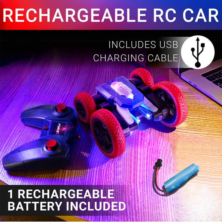 USA Toyz - Wholesale Toy Car/Truck - Kids - Force1 Tornado Plus Multi-color LED Stunt Car2