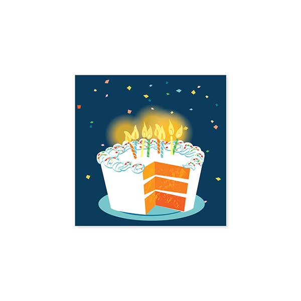 Up With Paper - Wholesale Birthday Card - Big Slice Of Cake Birthday Mini Pop-Up Card1
