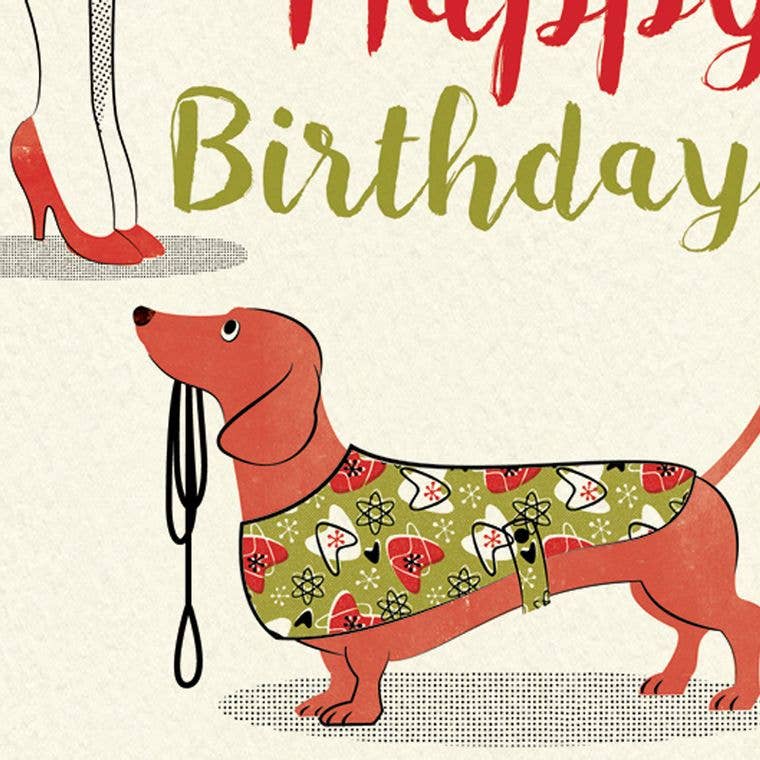 Pennychoo - Wholesale Birthday Card - Poodle Skirt Birthday Card #12