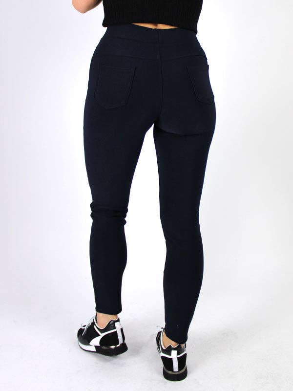 Tregging Isabella Navy per la vendita all'ingrosso da parte di Comfy Musthaves