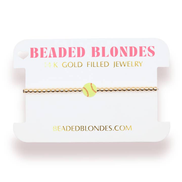 Softbal armband voor wholesale door Beaded Blondes