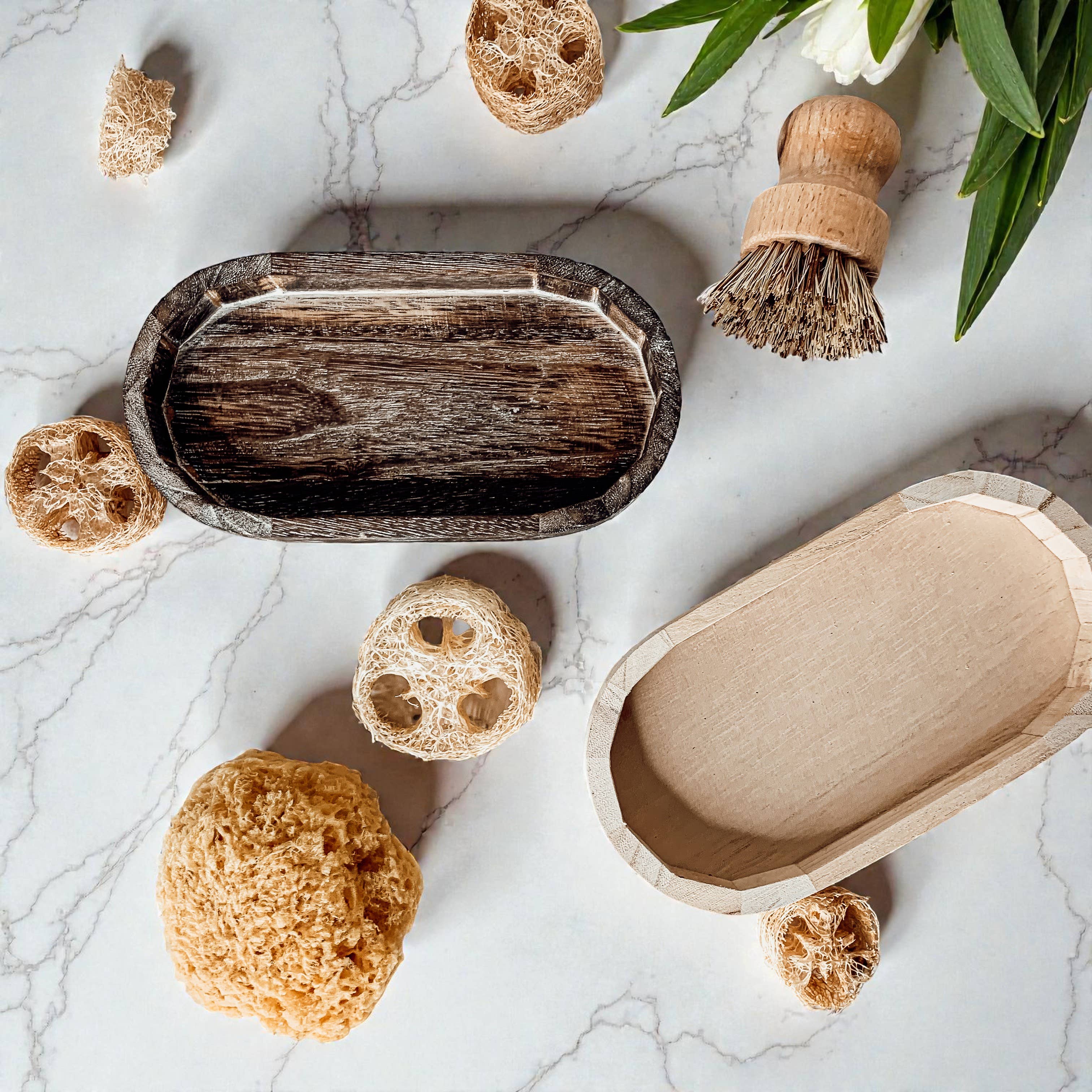 Gia Roma - Wholesale Decorative Tray - Rustic Wood Tray, Handmade Wooden Dispenser & Trinket Tray40