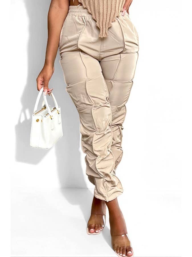 5besties inc - Wholesale Pants - Women's - RUCHED PARACHUT PANTS 2