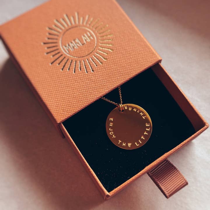 Goditi le piccole cose ✨ – Collana artigianale fatta a mano in Belgio per la vendita all'ingrosso da parte di MARLAH