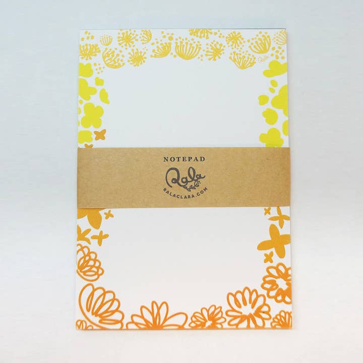 A6 Spring Flowers Plain Note | Bloco de notas por atacado de RalaClara