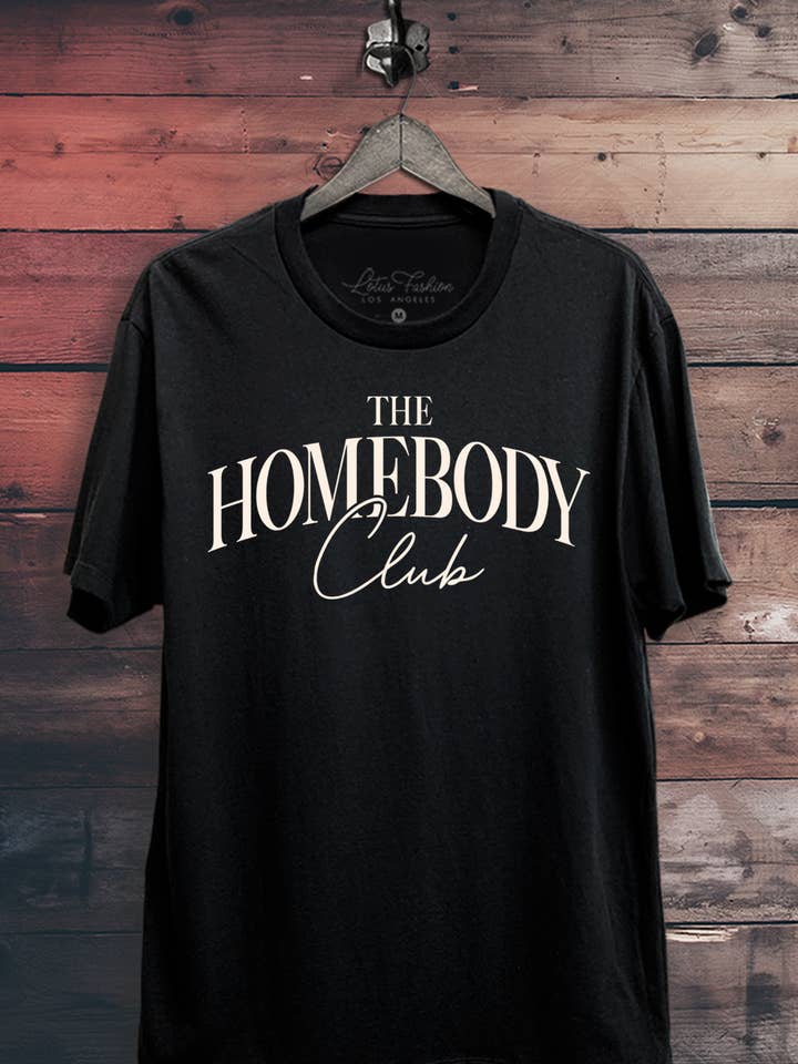 Homebody Club Grafisk Top for engroshandel hos Lotus Fashion Collection