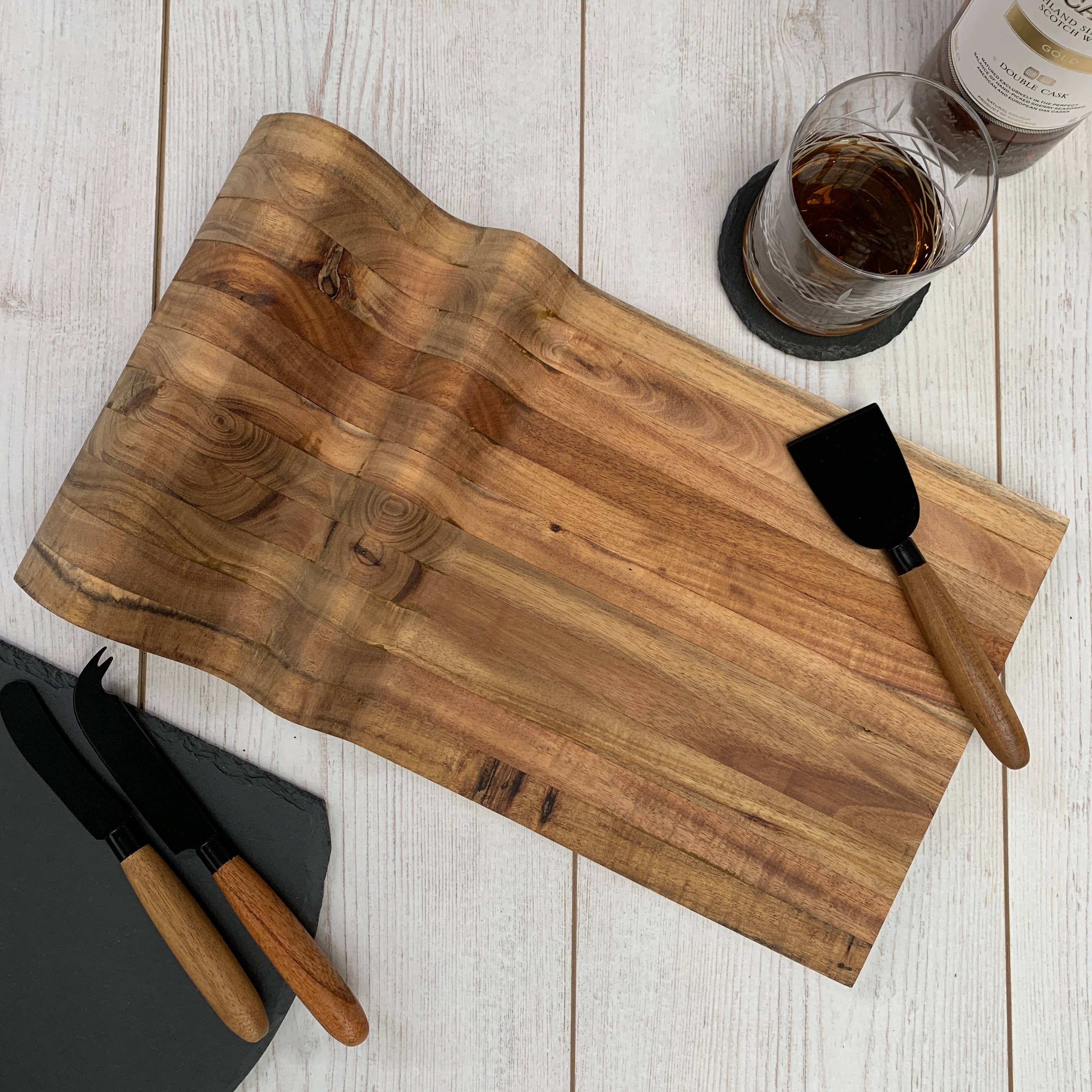 Bespoke & Oak Co. - Wholesale Cheese Board - Small Wave Cheese Board - Charcuterie Board1