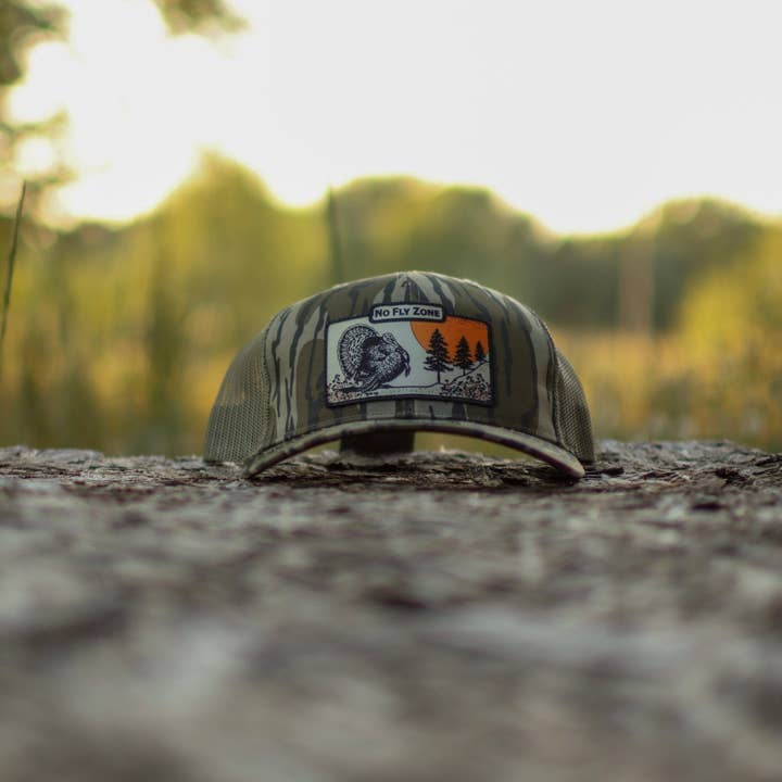 No Fly Zone Waterfowl - Wholesale Trucker Hat - Unisex - Turkey Sunset Hat1