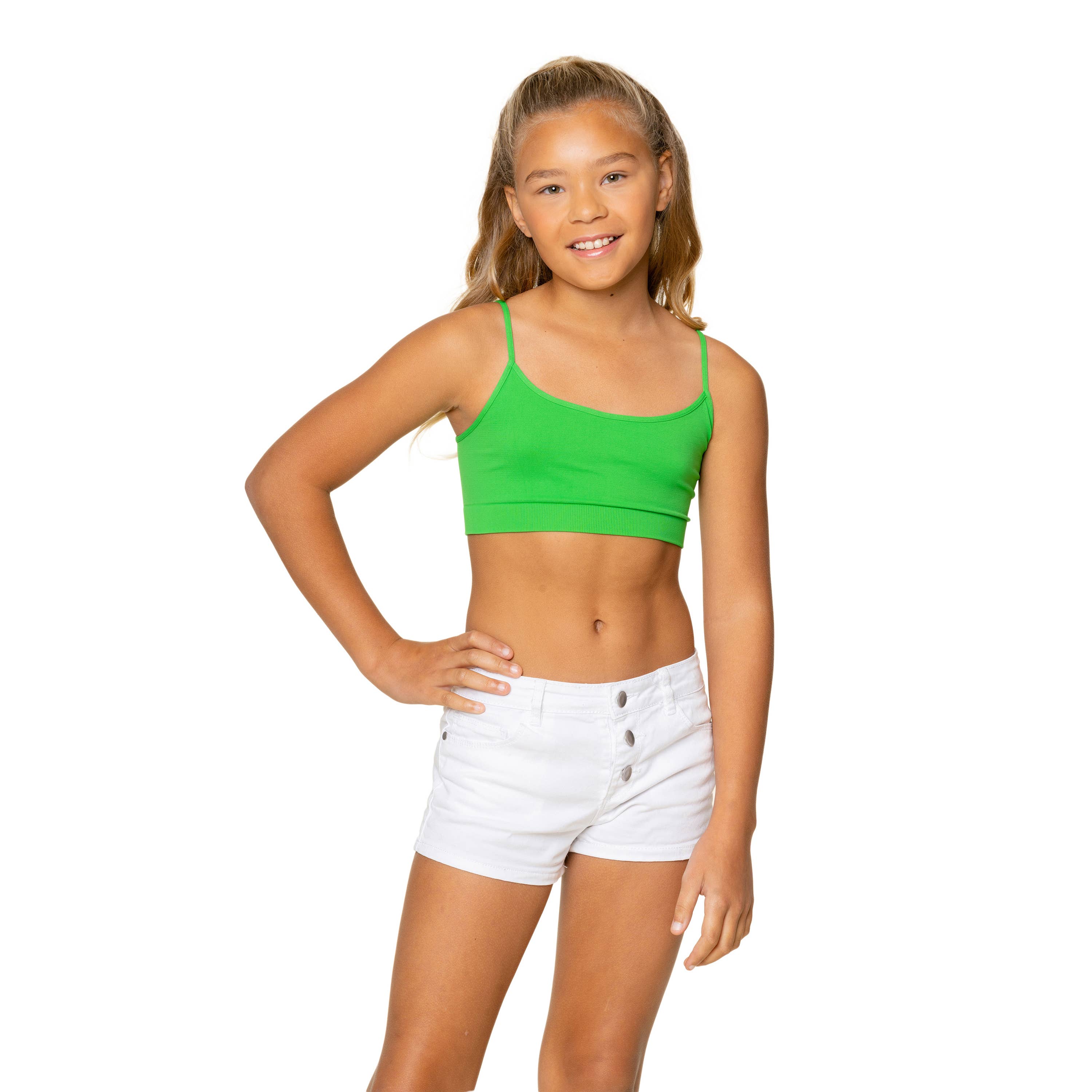 Malibu Sugar - Vente Débardeur – enfant - Bandeau Cami Sans Couture Filles Taille Unique - Tant de Couleurs !20