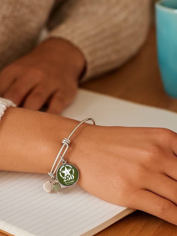 Military Bangle Bracelet – 250th Anniversary Collection for wholesale by Ciao Bella Jewelry Inc