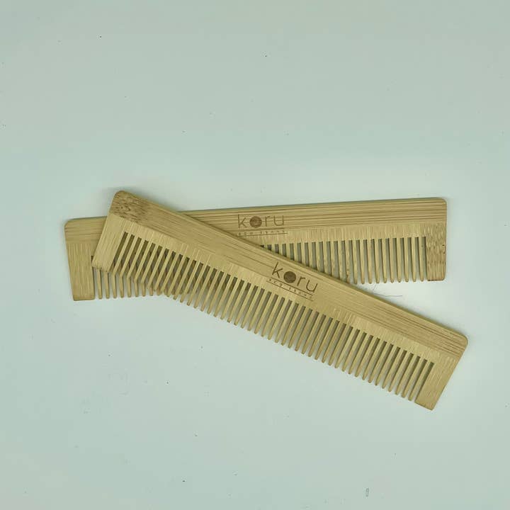 Cor de bambu pente de cabelo por atacado de Koru Eco Brand