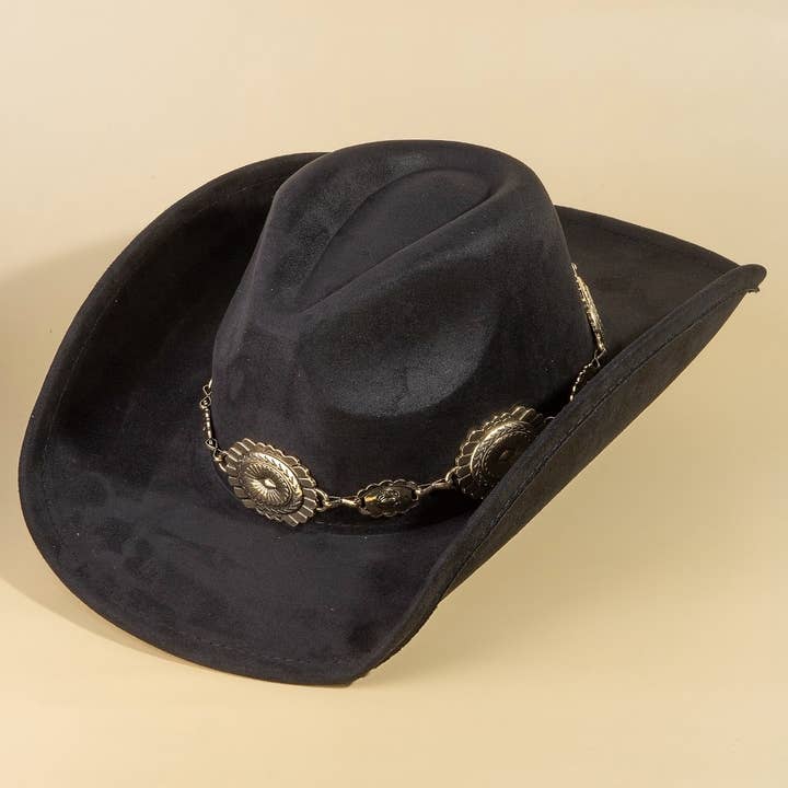 Chapeau de cowboy Western Concho pour la vente par Anarchy Street