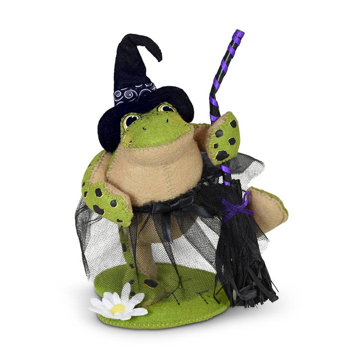 6in Fright Night Witchy Toad for wholesale by Annalee