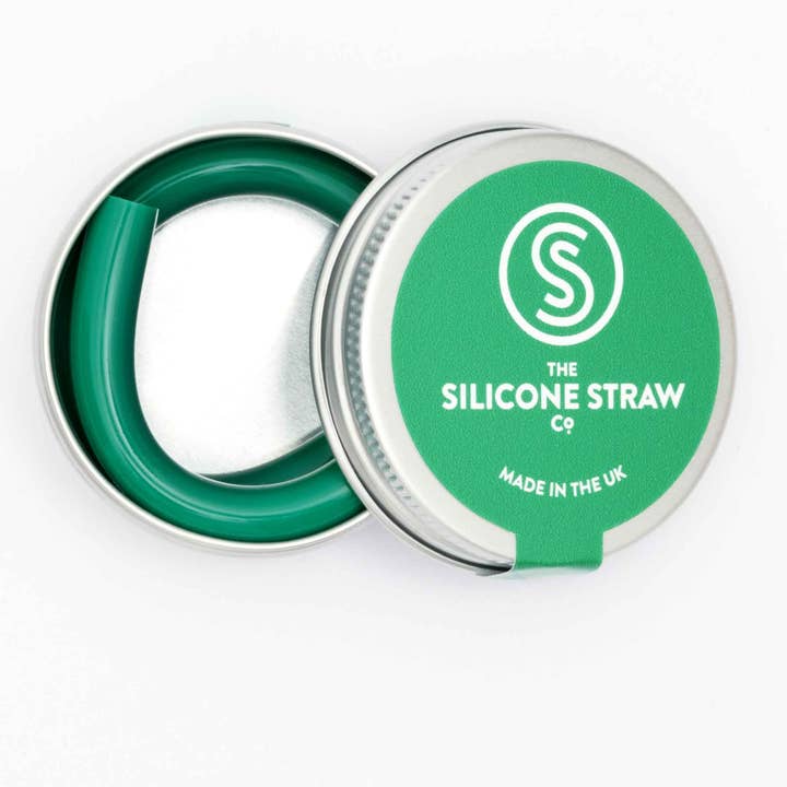 The Silicone Straw Company - Wholesale Drinking Straw - Silicone Straw in a Travel Tin - BEST SELLER5