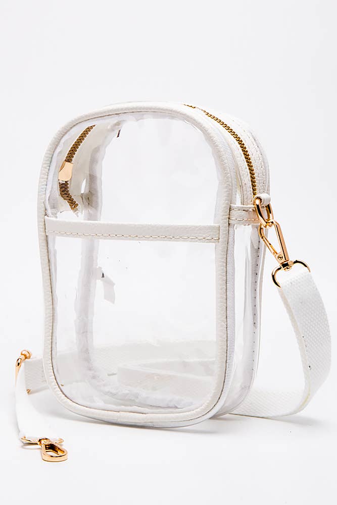 Hana - Venta al por mayor Bandolera - Mujer - Bolsa Crossbody Stadium transparente14